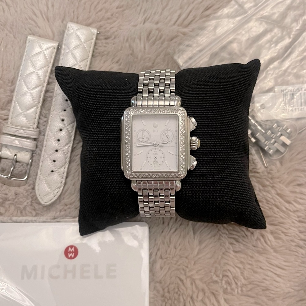 Michele Women's Deco Diamond Watch